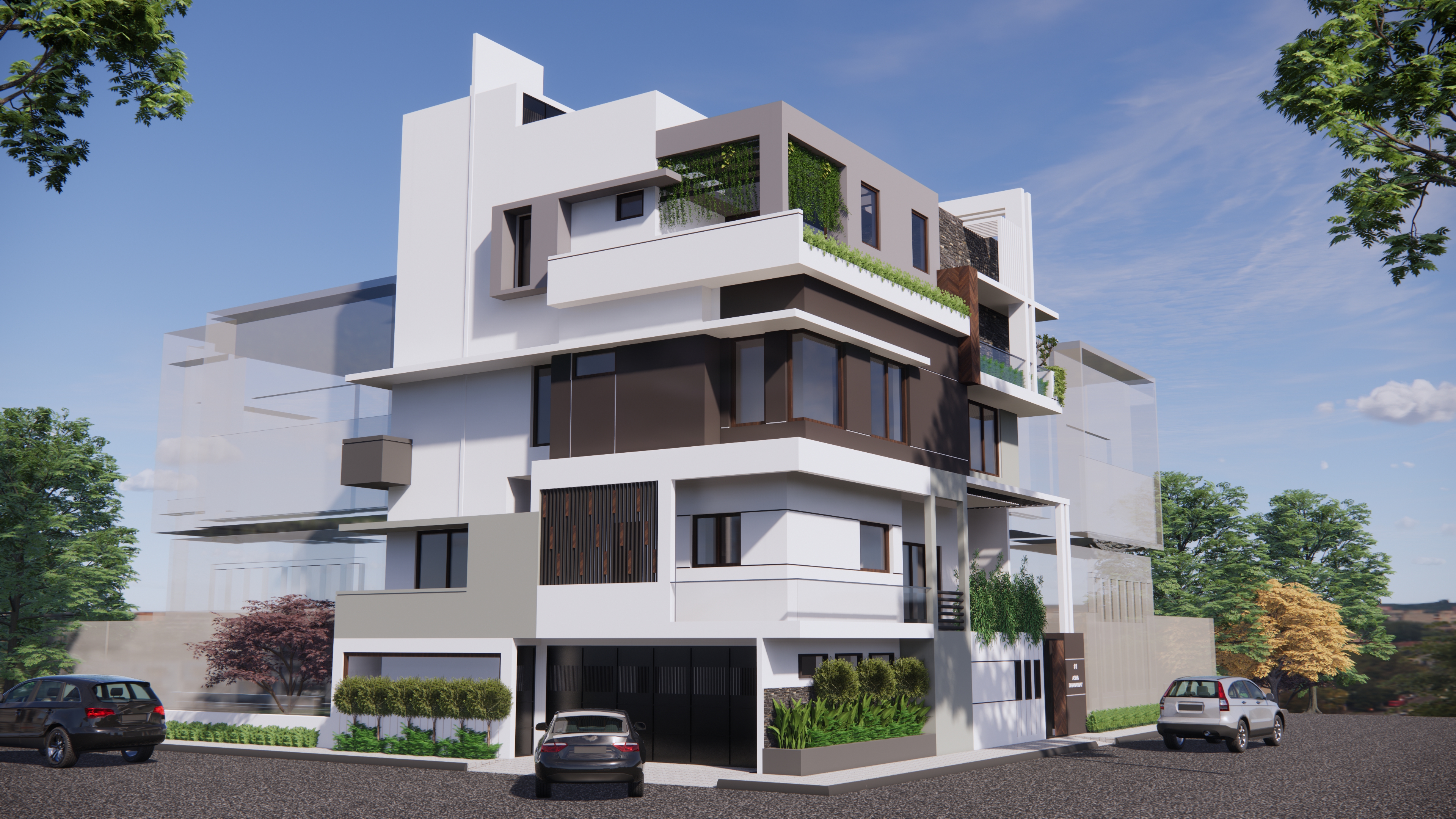 DA RESIDENCE Side Elevation