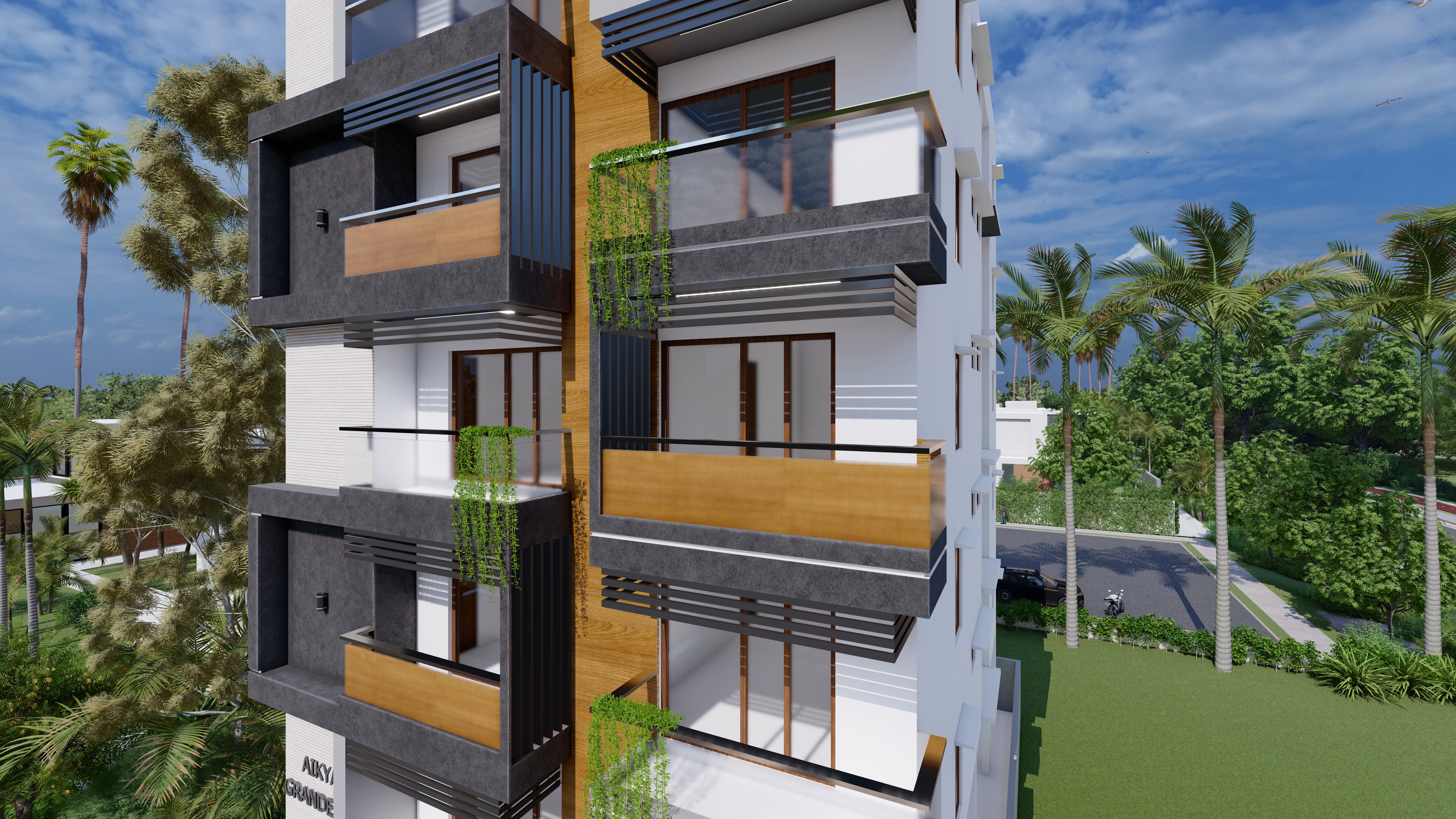 AIKYA GRANDEUR Side Elevation