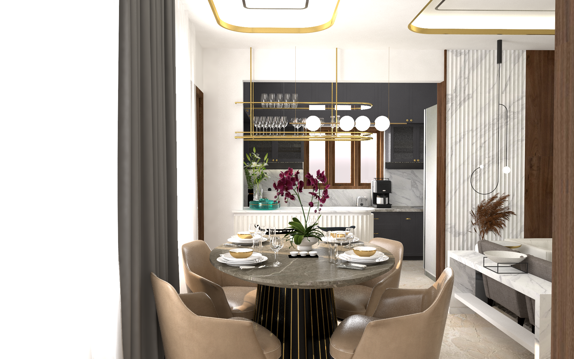 MODERN ELEGANCE Main Living Area